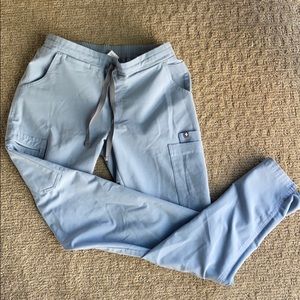 FIGS Dusty Blue XS Petite Yola Pants - LIMITED